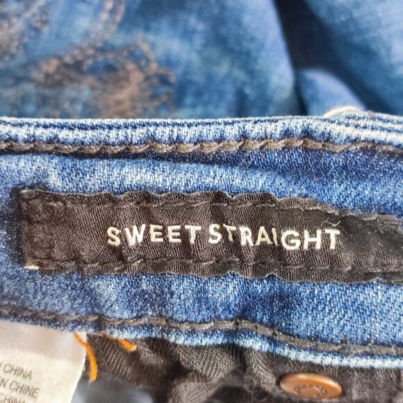 Lucky Brand Jeans sweet straight denim blue women's size 12/31 - Picture 7 of 16